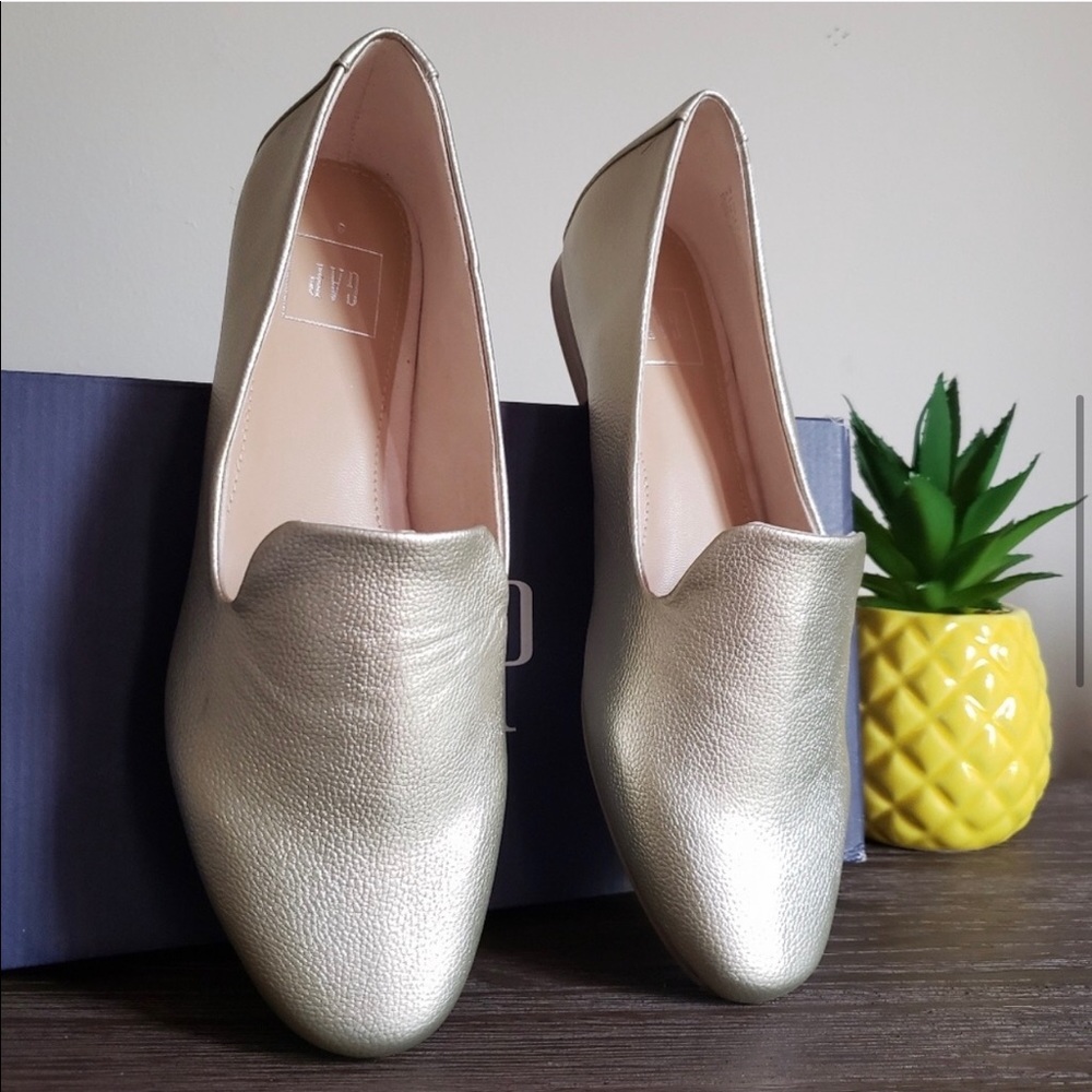 Gap Gold Loafers